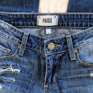 PAIGE Jimmy Jimmy Skinny Distressed Jeans S 23